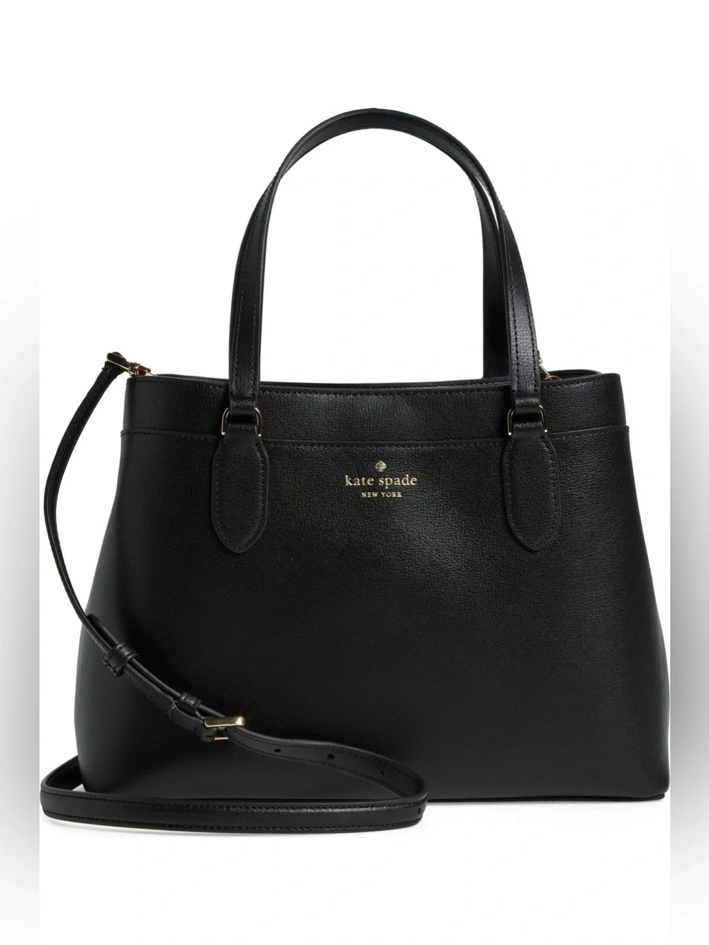 Kate Spade New York Black Sienna Leather Satchel